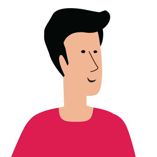 Illustration of male pre-service educator.